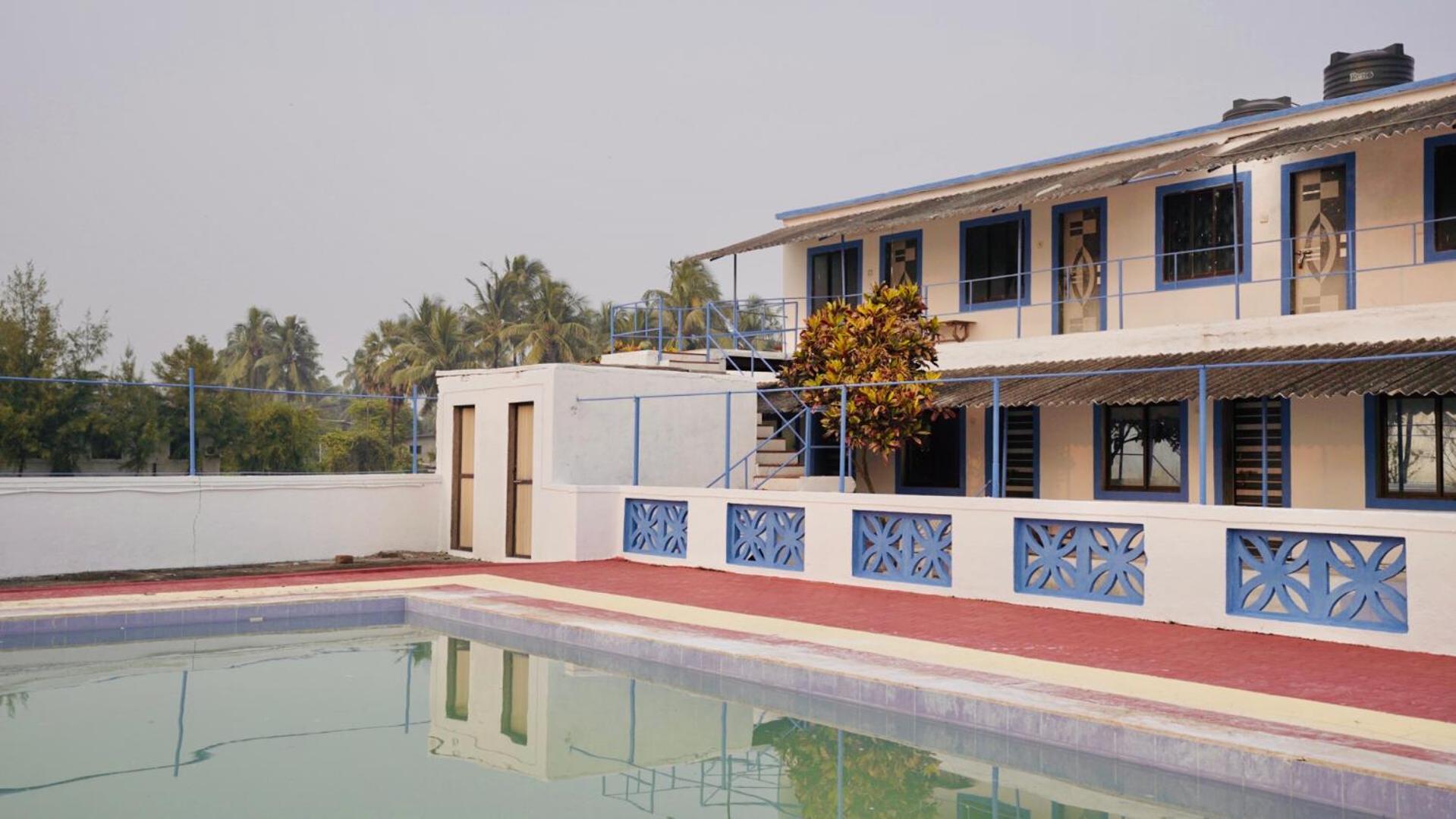 Santorini Vasai Resort Bagian luar foto